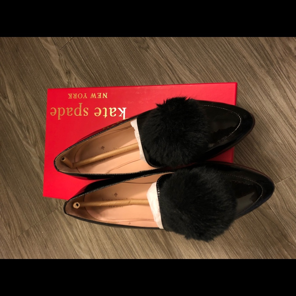 Kate Spade New York patent leather loafers
